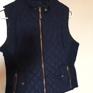 Navy vest